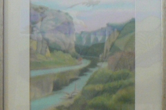 75 - Kairakau by Gillian Paterson | Pastel | $250.00  Size W 44 X H 58 cm