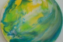 95 - Fragments of HB (1) by Gina Guerin | Acrylic | $300.00 | Size W 30 X H 30 cm