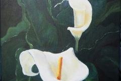 122 - Linda’s Favourite Flower by Dave Pipe | Acrylic | $250.00 | Size W 31 X H 41 cm