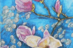 142 - Summer Bouquet by Colleen Archibald | Oil | $350.00 | Size W 39 X H 46 cm