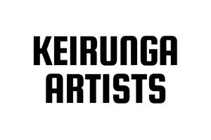 Logo reading KEIRUNGA ARTISTS in bold black letters on a white background.